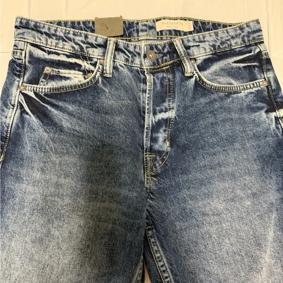 All Saints Jack Relaxed Tapered W30 Jeans - Picture 2 of 5